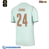 Fotballdrakt Herre Frankrike Rayan Cherki #24 Bortedrakt VM 2026 Kortermet